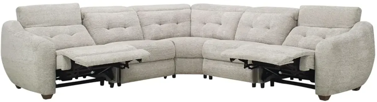 Carson 5-pc. Dual Power Reclining Sectional