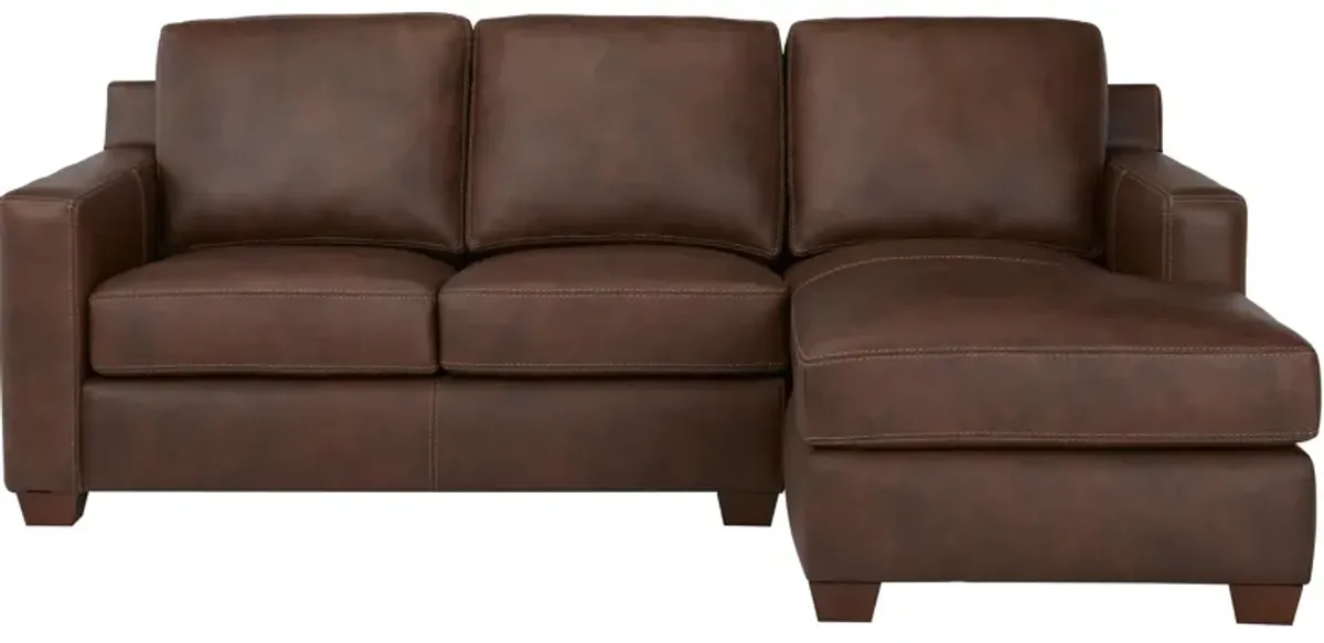 Quinton 2-pc. Leather Sofa Chaise