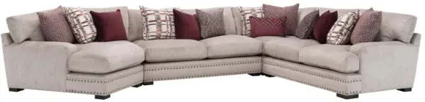 Sienna Chenille 4-pc. Sectional Sofa
