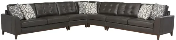 Wheaton Leather 5-pc. Sectional