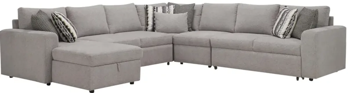 Barry 5-pc. Sectional w/ Pop-Up Sleeper