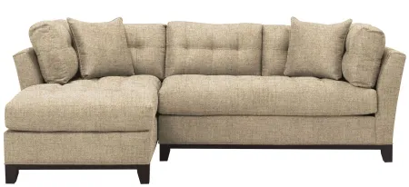 Cityscape 2-pc. Sectional in Santa Rosa Linen by H.M. Richards