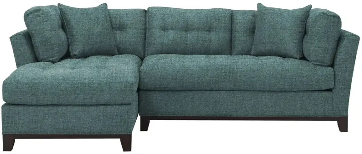 Cityscape 2-pc. Sectional in Santa Rosa Turquoise by H.M. Richards