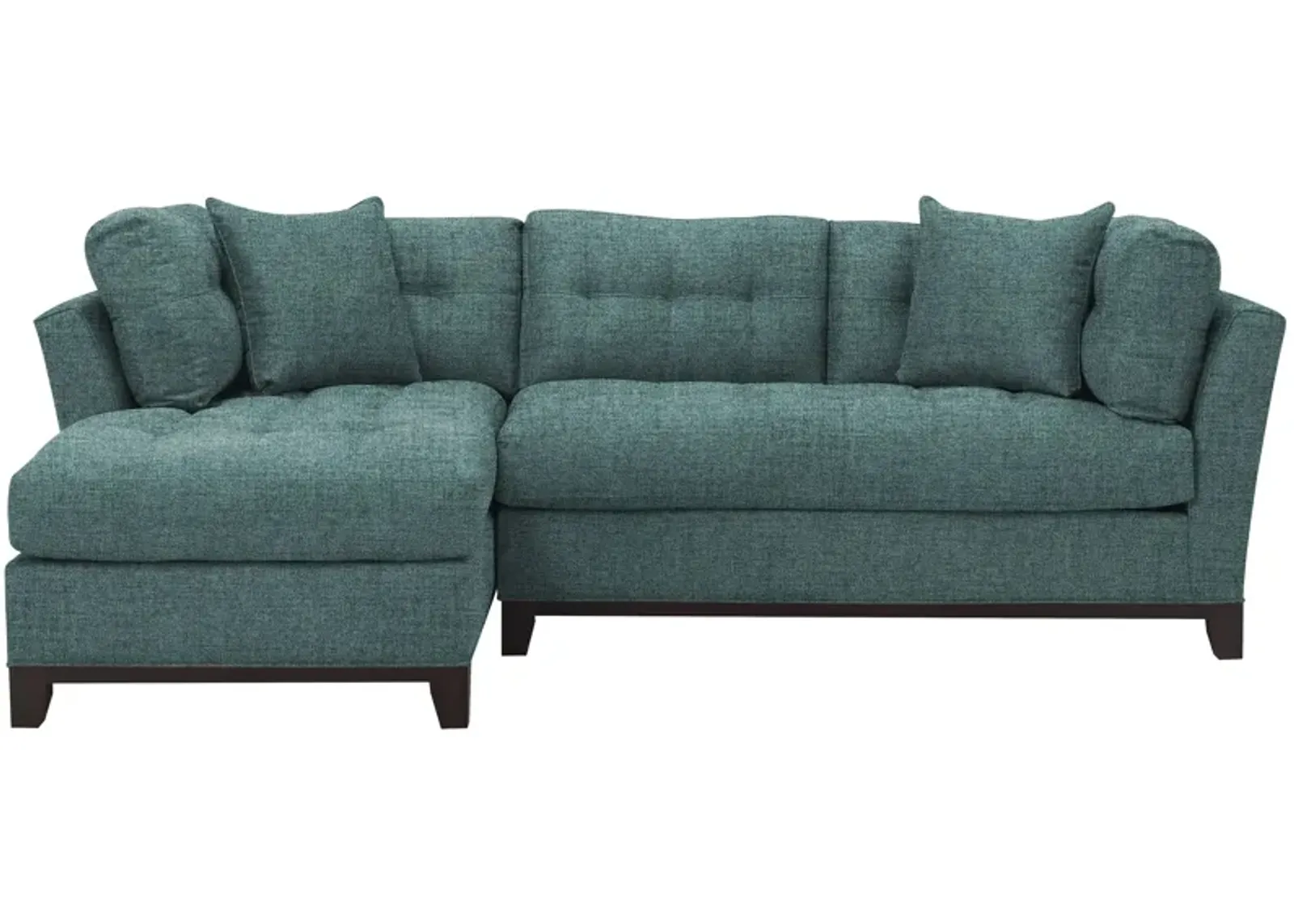 Cityscape 2-pc. Sectional in Santa Rosa Turquoise by H.M. Richards