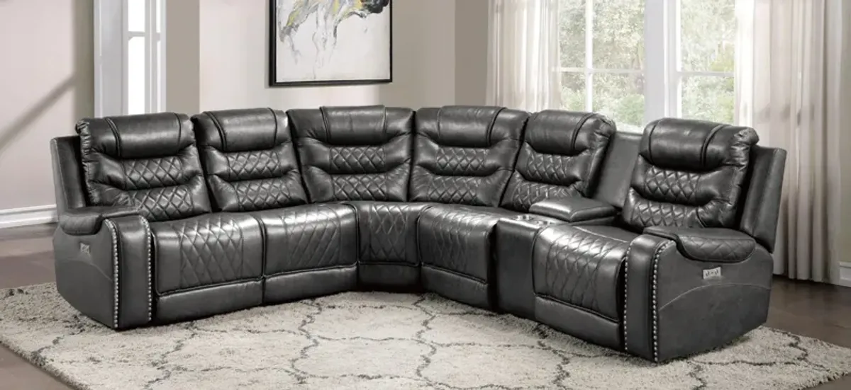 Greenway 6-pc. Modular Power Reclining Sectional Sofa