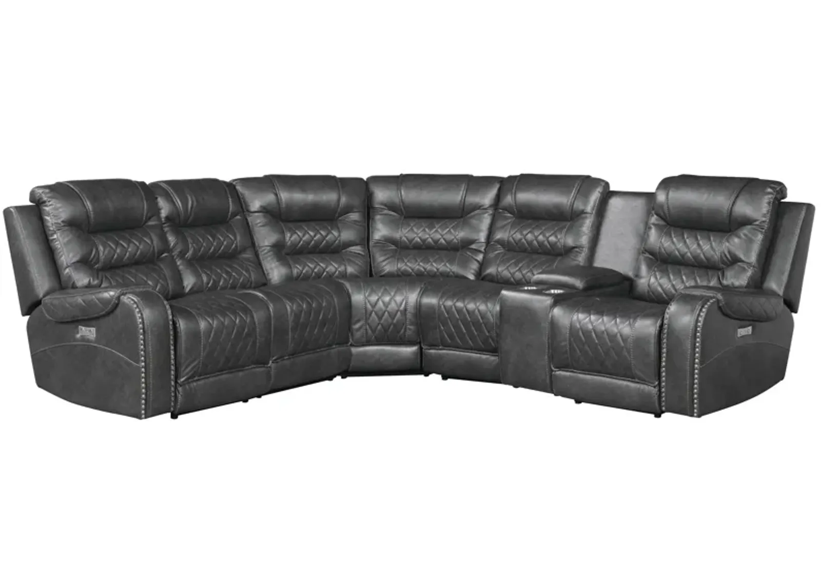 Greenway 6-pc. Modular Power Reclining Sectional Sofa