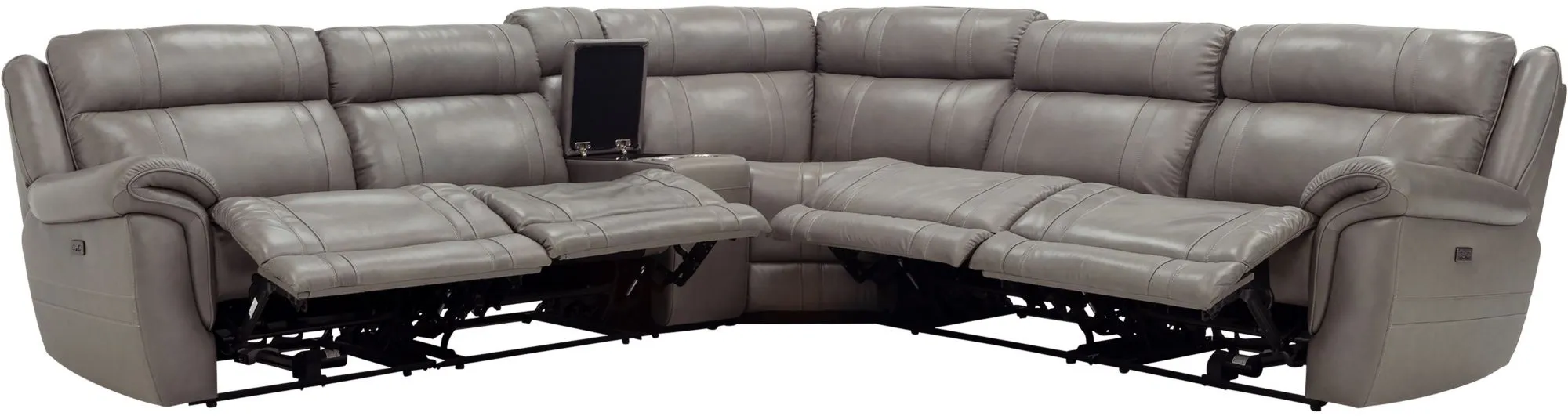 Ridgewood 6pc. Leather PowerReclining Sectional Sofa