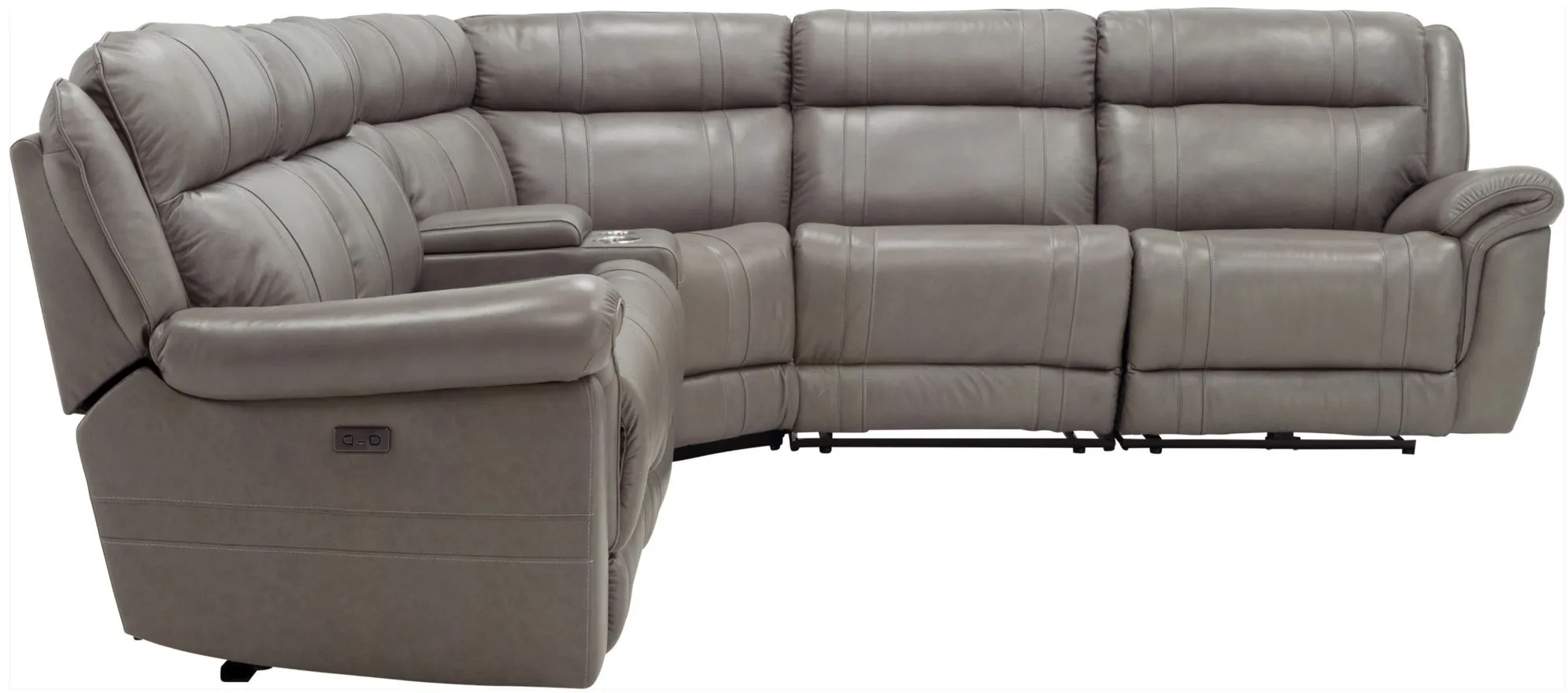 Ridgewood 6pc. Leather PowerReclining Sectional Sofa