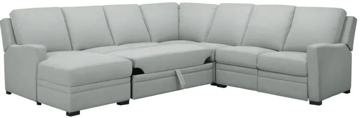 Poppy 5-pc. Power Sectional w/ Pop-Up Sleeper