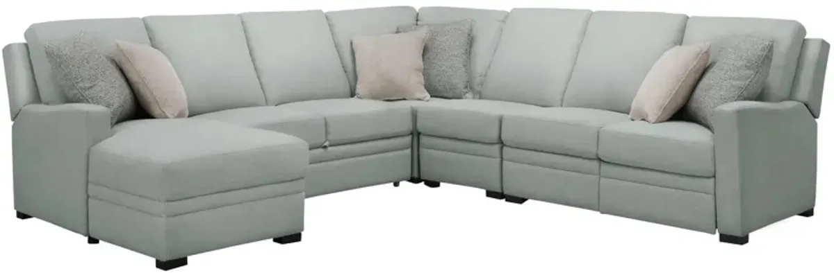 Poppy 5-pc. Power Sectional w/ Pop-Up Sleeper