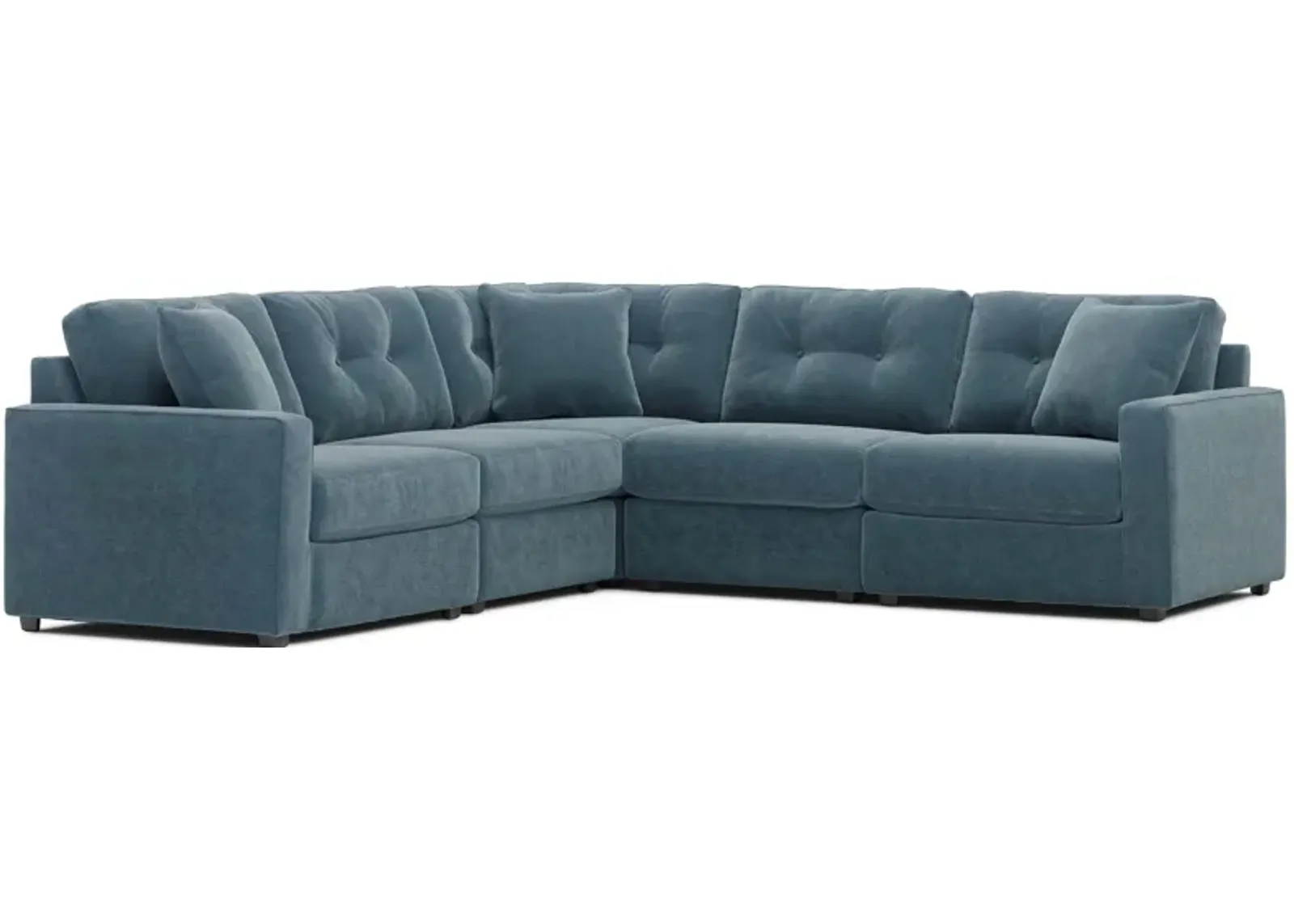 ModularOne 5-pc. Sectional in Teal by H.M. Richards