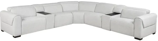 Zennia 7-pc. Modular Power Reclining Sectional