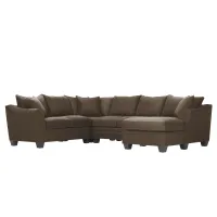 Foresthill 4-pc. Sectional w/ Right Arm Facing Chaise in Santa Rosa Taupe by H.M. Richards