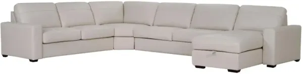 Harley 5-pc. Leather Sectional