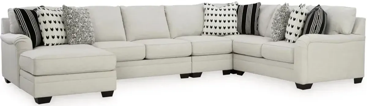 Huntsworth 5-pc. Sectional with Chaise in Dove Gray by Ashley Furniture