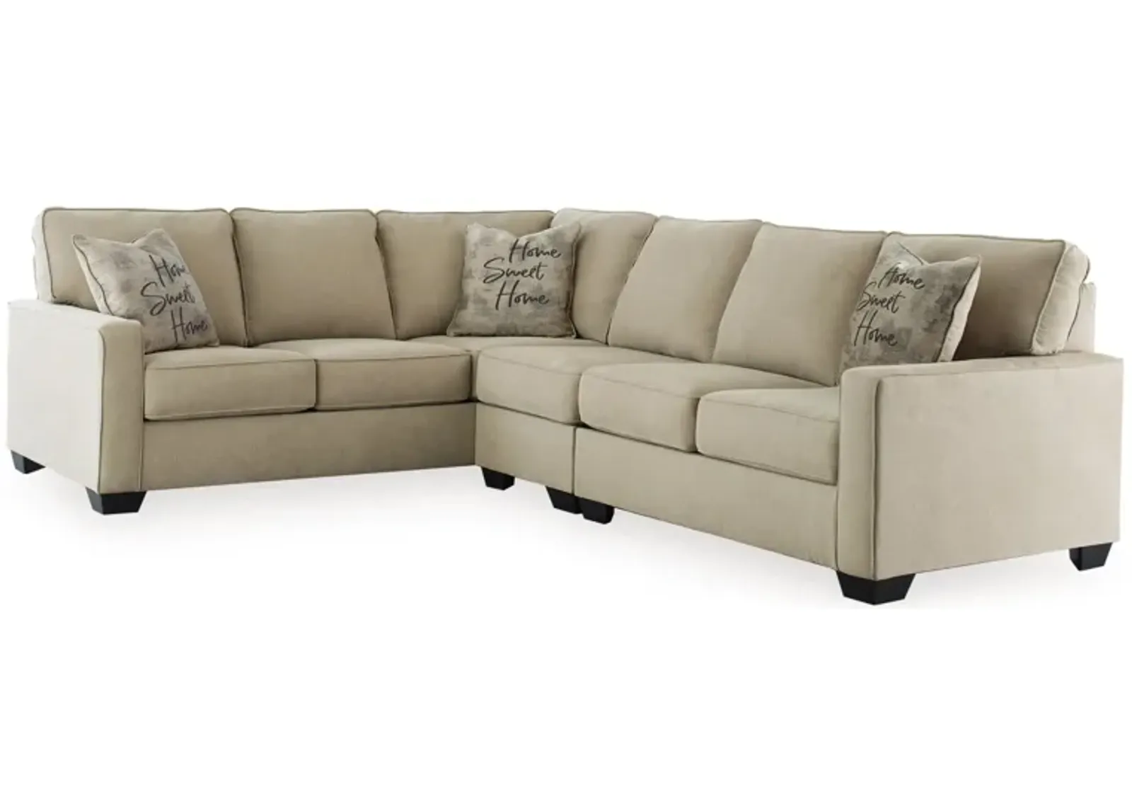 Lucina 3-pc. Sectional in Quartz by Ashley Furniture