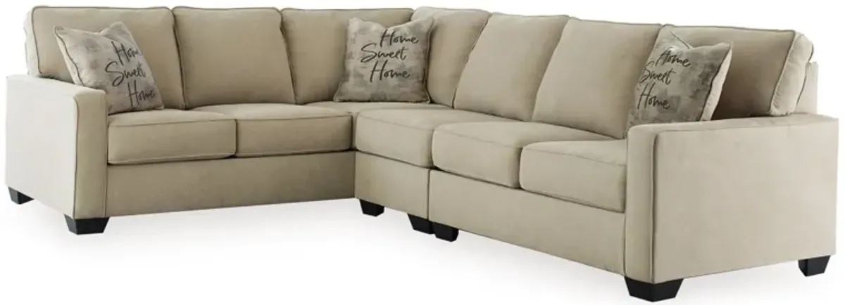 Lucina 3-pc. Sectional in Quartz by Ashley Furniture