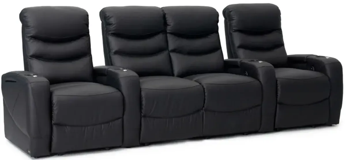 Majestic 4-pc. Leather Reclining Sectional Sofa
