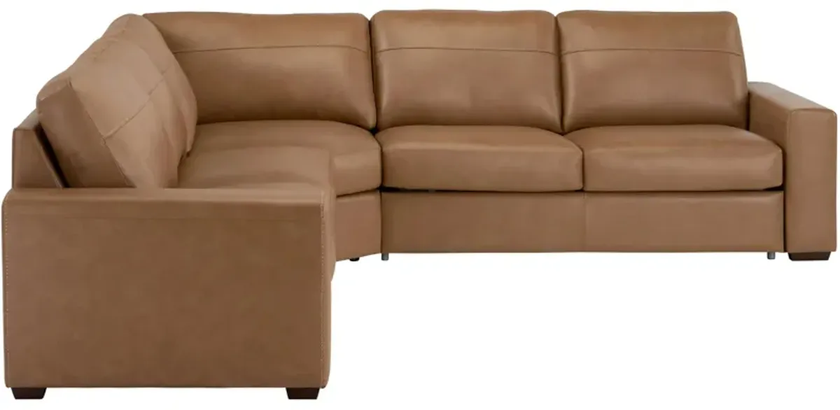 Harley 4-pc. Leather Sectional