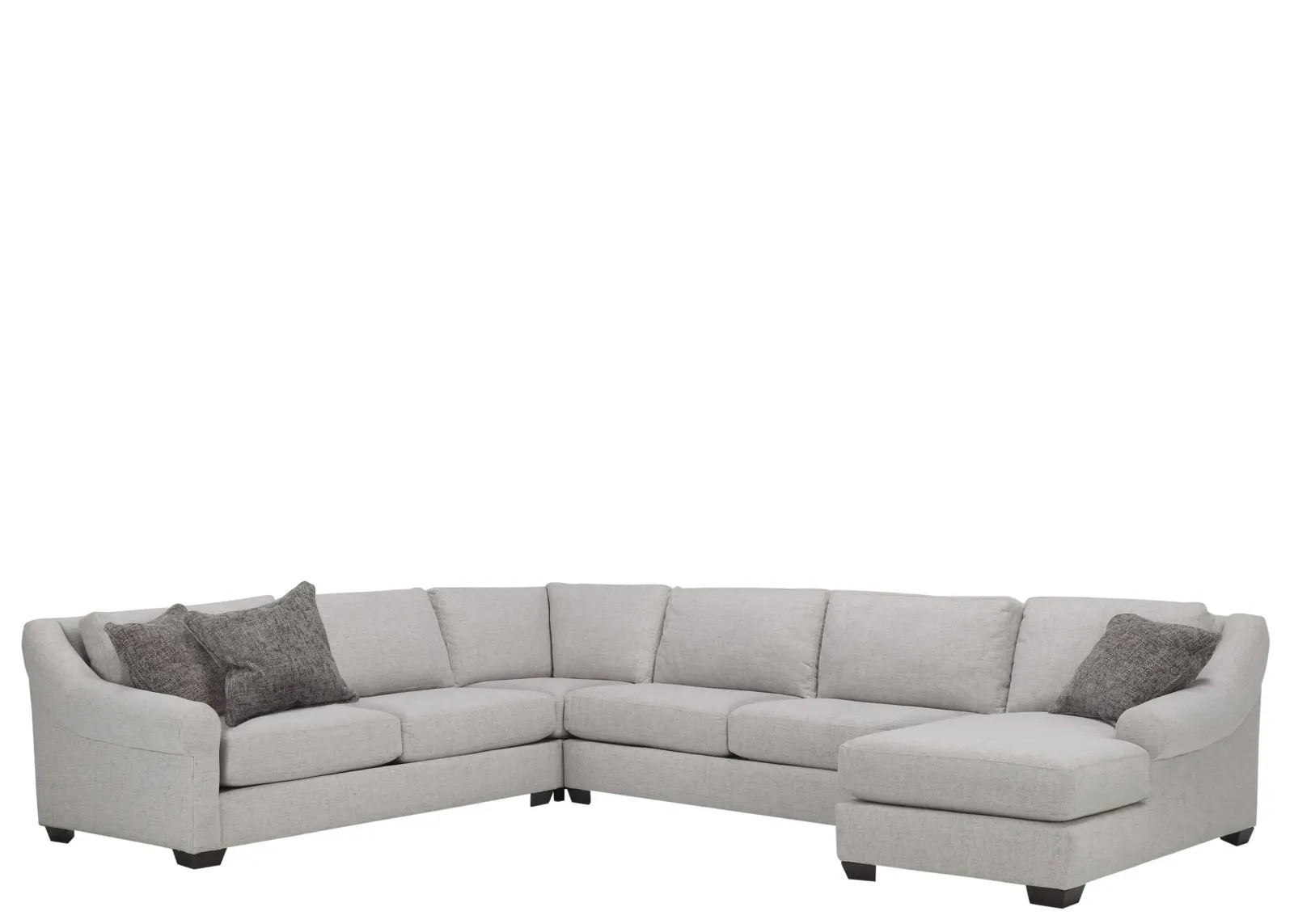 Thatcher 4-pc. Sectional in Gray by Alan White