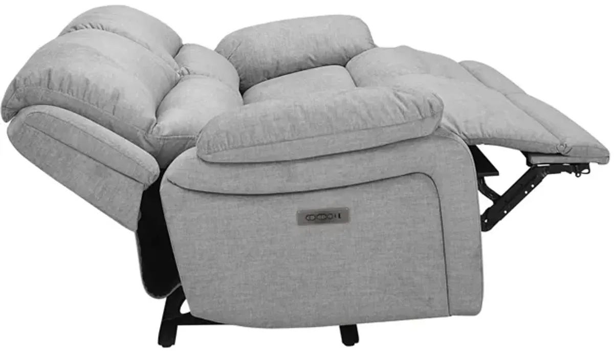 Marley 2-pc. Power Loveseat in Gray by Bellanest