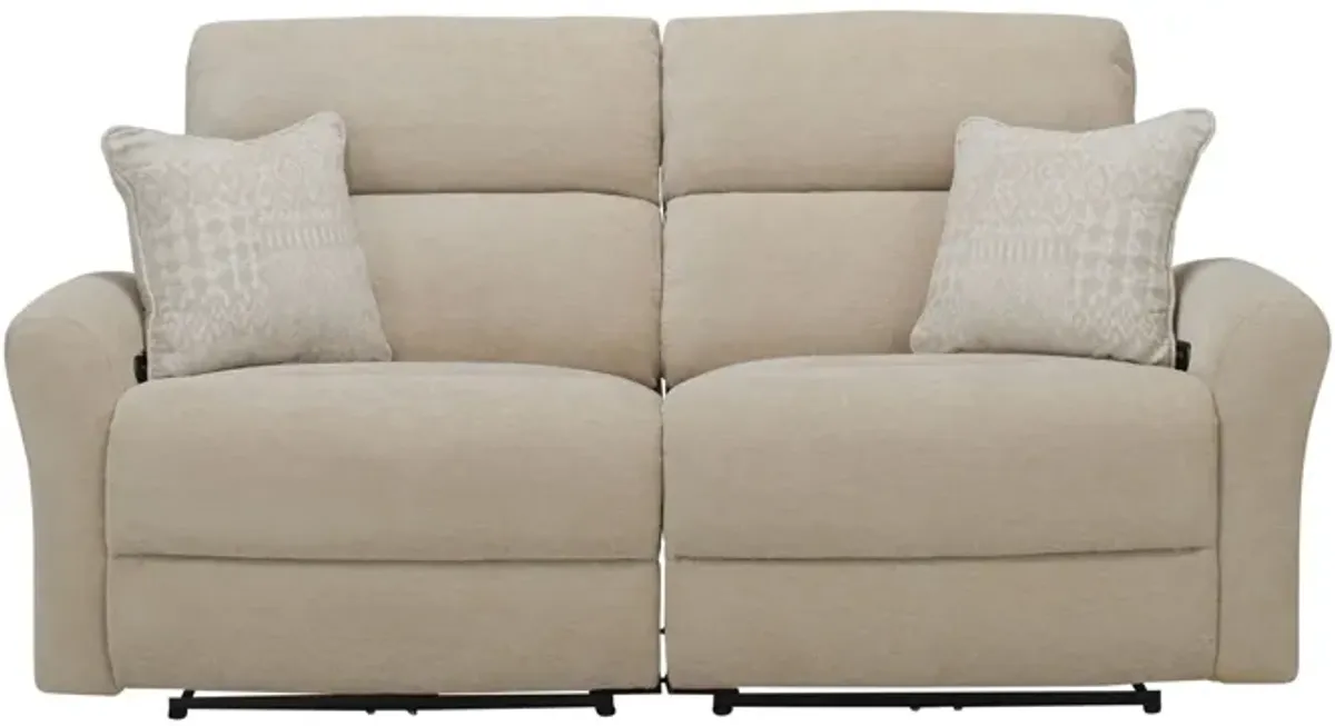 Fletcher 2-pc. Power Loveseat w/ Power Headrests in Shambala Porcelain by Bellanest