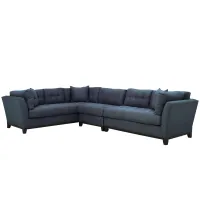 Cityscape 3-pc. Sectional in Elliot Eclipse by H.M. Richards