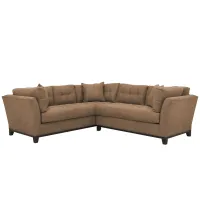 Cityscape 2-pc. Sectional in Suede So Soft Khaki by H.M. Richards