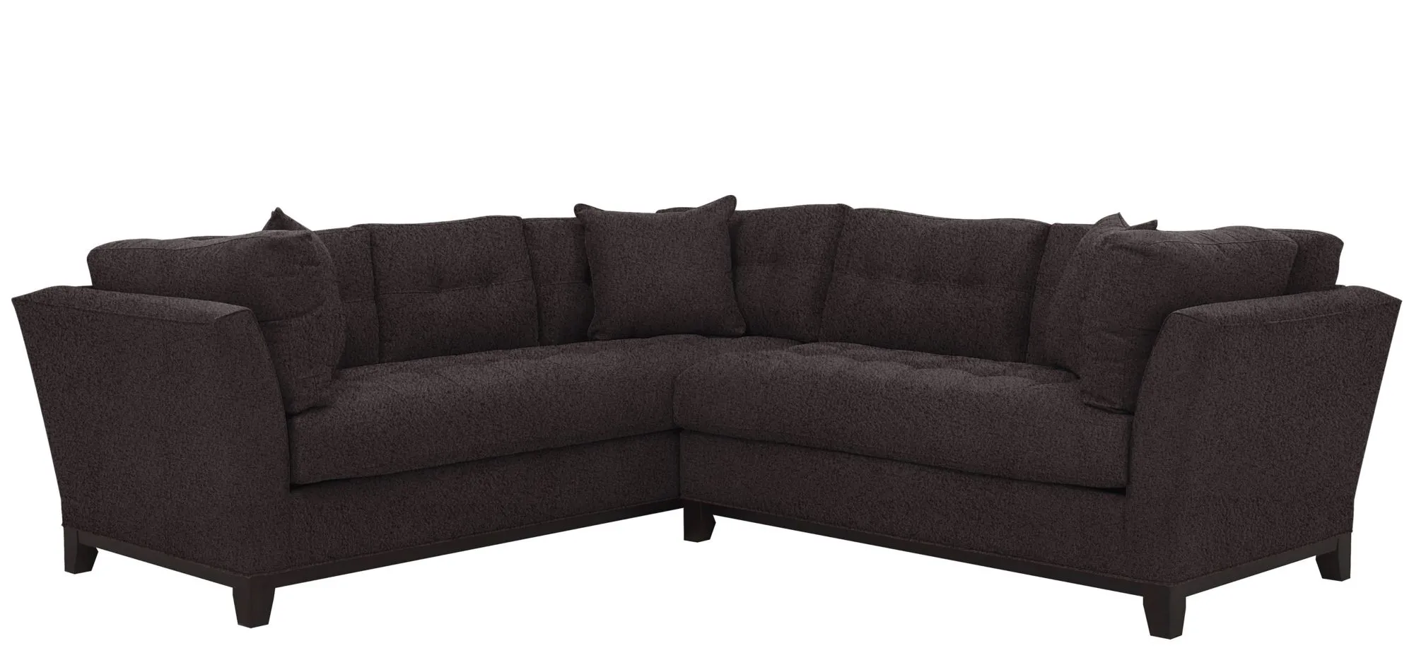 Cityscape 2-pc. Sectional in Suede So Soft Slate by H.M. Richards