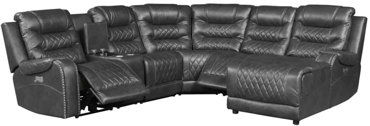 Greenway 6-pc. Modular Power Reclining Sectional Sofa W/ Chaise