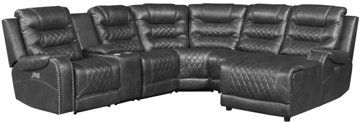 Greenway 6-pc. Modular Power Reclining Sectional Sofa W/ Chaise