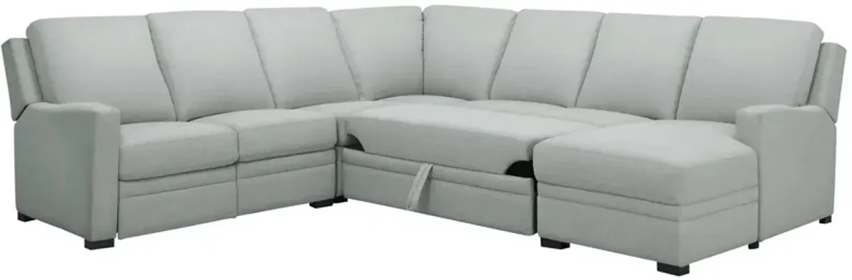 Poppy 5-pc. Power Sectional w/ Pop-Up Sleeper