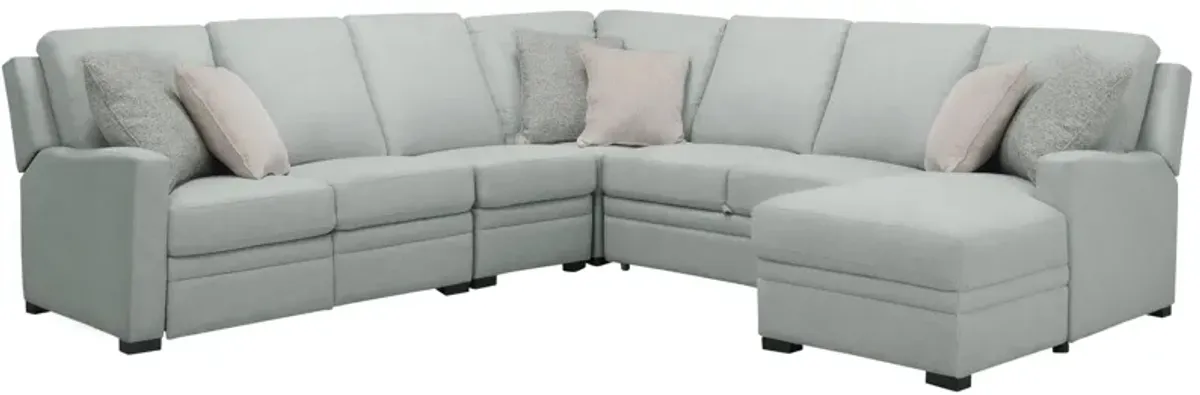 Poppy 5-pc. Power Sectional w/ Pop-Up Sleeper