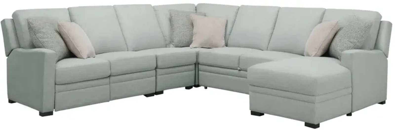 Poppy 5-pc. Power Sectional w/ Pop-Up Sleeper