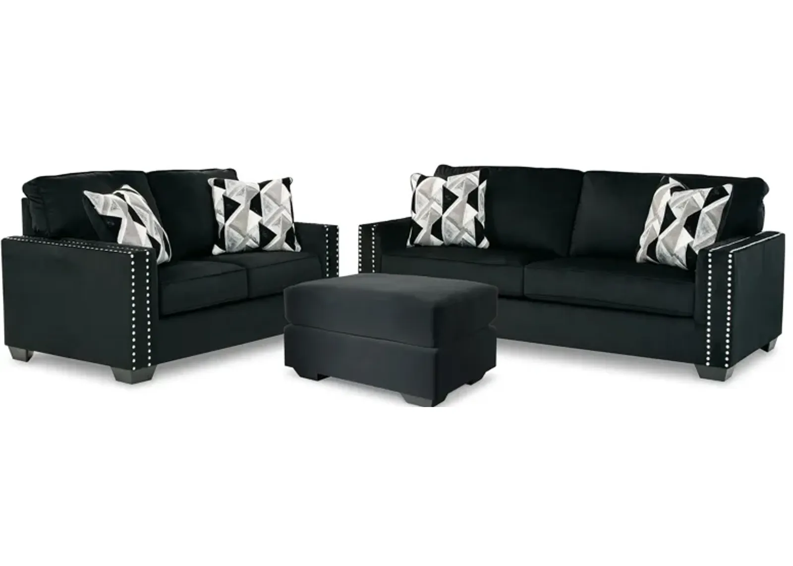 Gleston 3-pc. Set in Onyx by Ashley Furniture