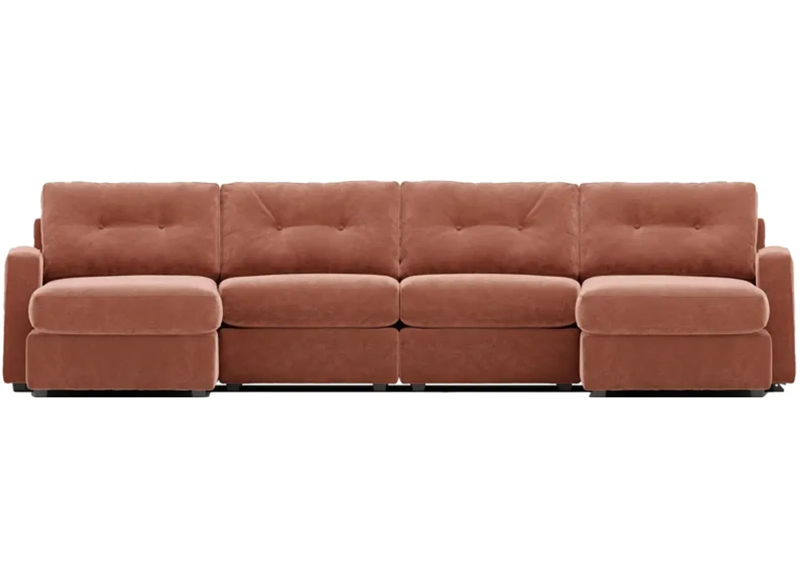 ModularOne 4-pc. Sectional in Cantaloupe by H.M. Richards