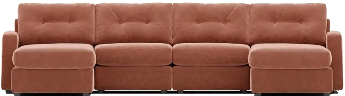 ModularOne 4-pc. Sectional in Cantaloupe by H.M. Richards