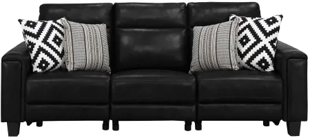 Ace 3-pc. Power Sectional in Black by Bellanest