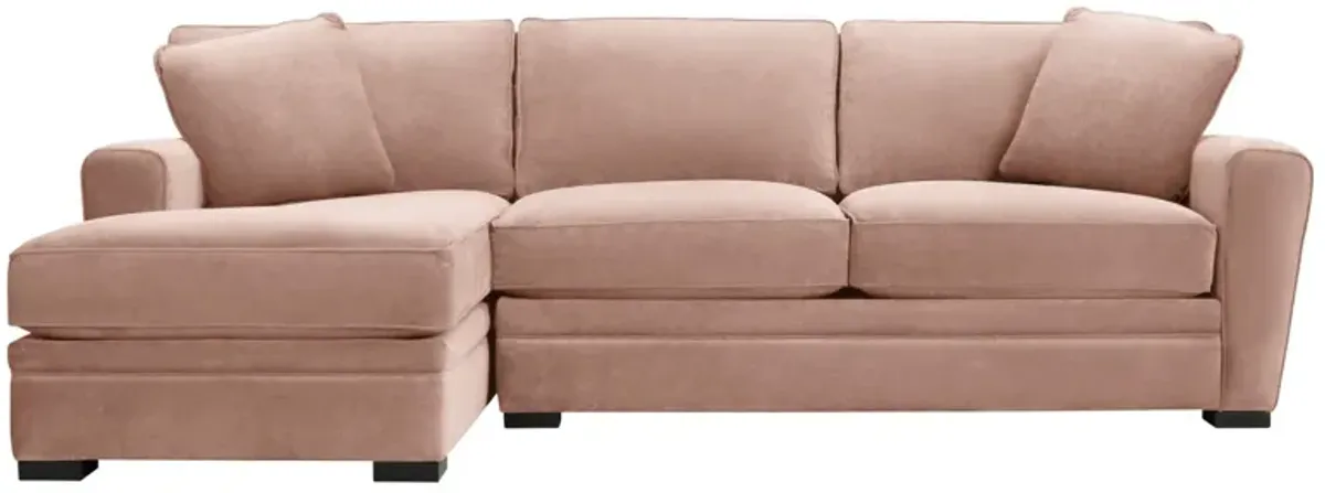 Artemis II 2-pc. Sectional in Gypsy Blush by Jonathan Louis