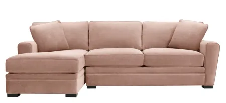 Artemis II 2-pc. Left Hand Facing Sectional Sofa in Gypsy Blush by Jonathan Louis
