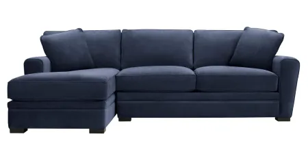 Artemis II 2-pc. Left Hand Facing Sectional Sofa in Gypsy Navy by Jonathan Louis