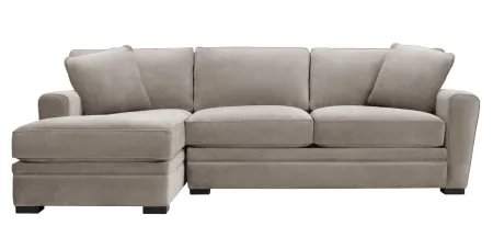 Artemis II 2-pc. Left Hand Facing Sectional Sofa in Gypsy Platinum by Jonathan Louis