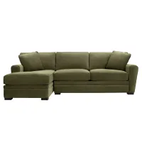 Artemis II 2-pc. Left Hand Facing Sectional Sofa in Gypsy Sage by Jonathan Louis