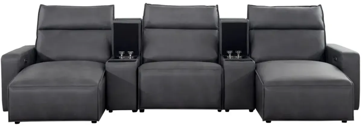 ModularTwo 5-pc. Power Sectional w/ Power Headrest