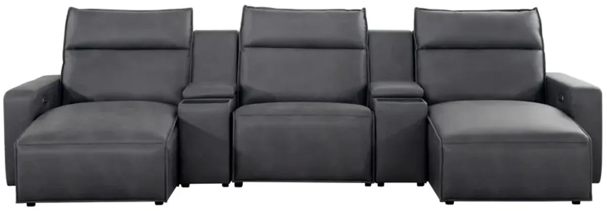 ModularTwo 5-pc. Power Sectional w/ Power Headrest