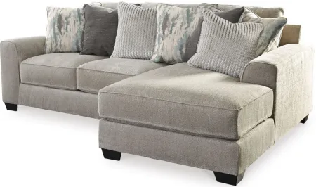 Ardsley 2-pc. Sectional with Chaise in Pewter by Ashley Furniture