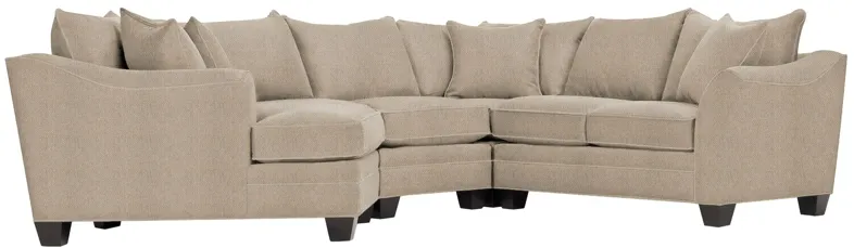 Foresthill 4-pc. Left Hand Cuddler Sectional Sofa in Sugar Shack Putty by H.M. Richards