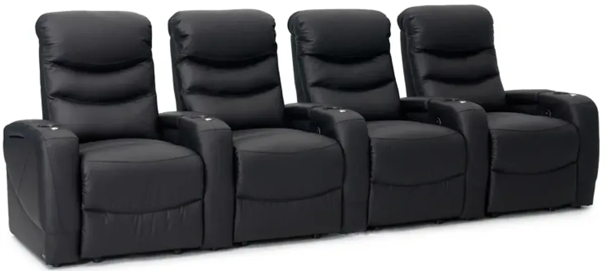 Majestic 4-pc. Leather Reclining Sectional Sofa