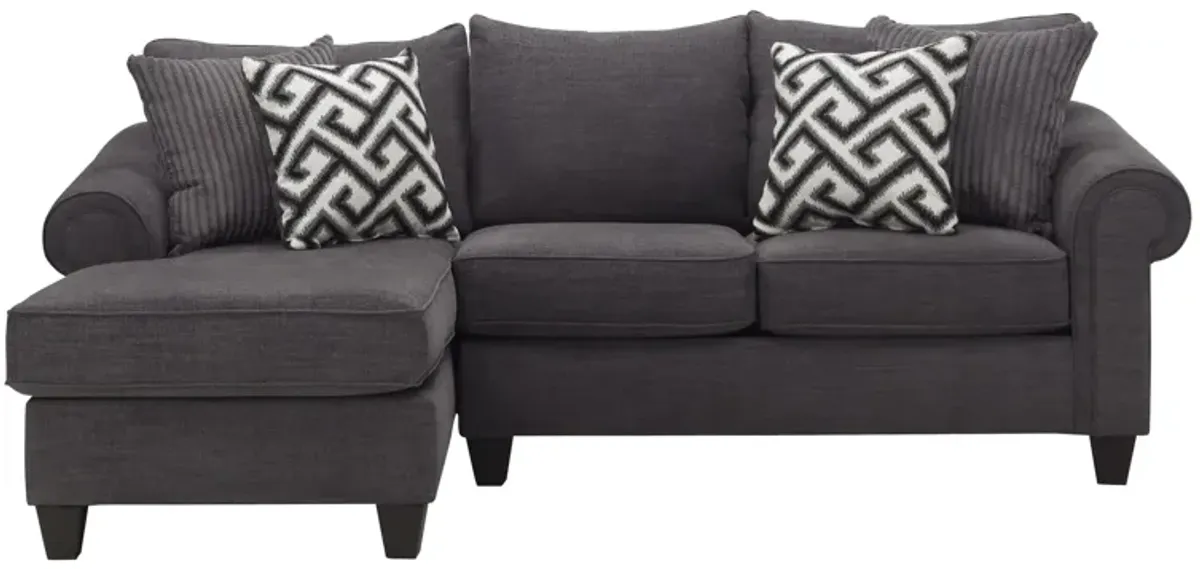 Piper 2-pc. Chenille Sectional Sofa