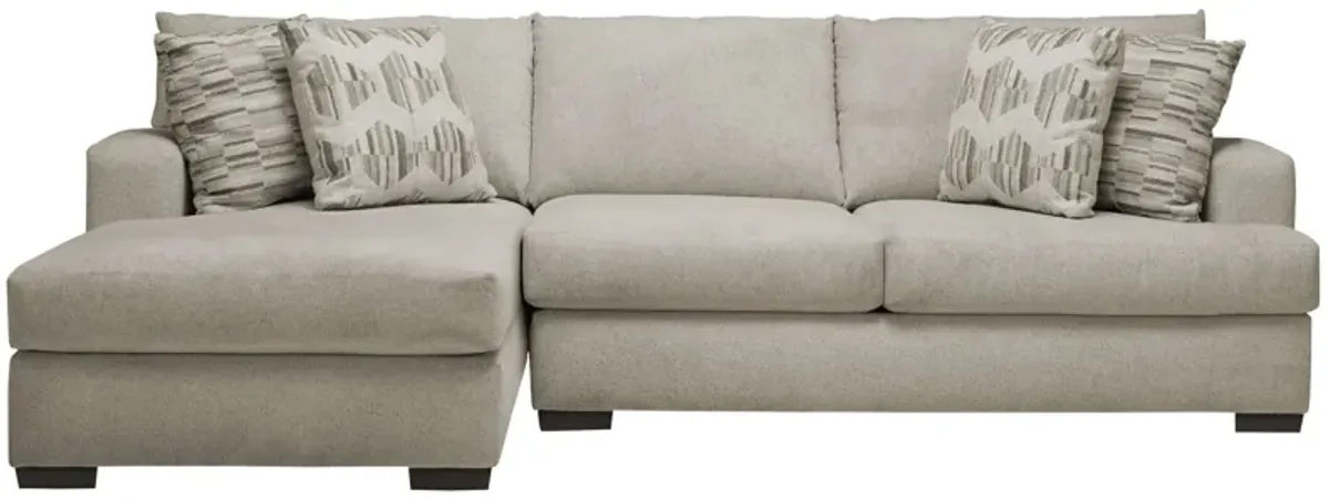 Haley 2-pc. Sectional in Haley Ivory by Style Line